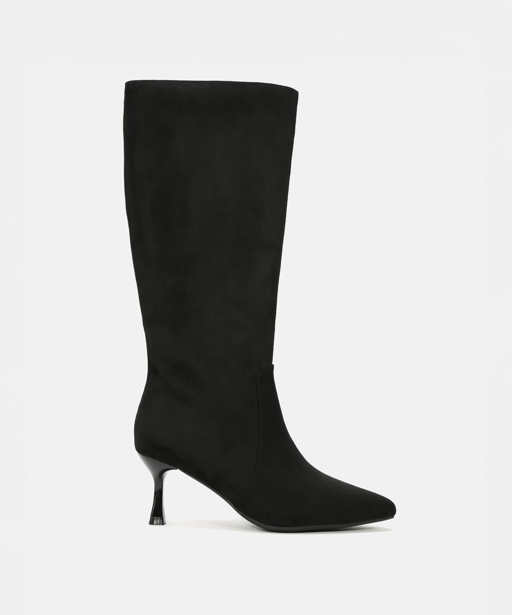 Bota alta tac&oacute;n kitten